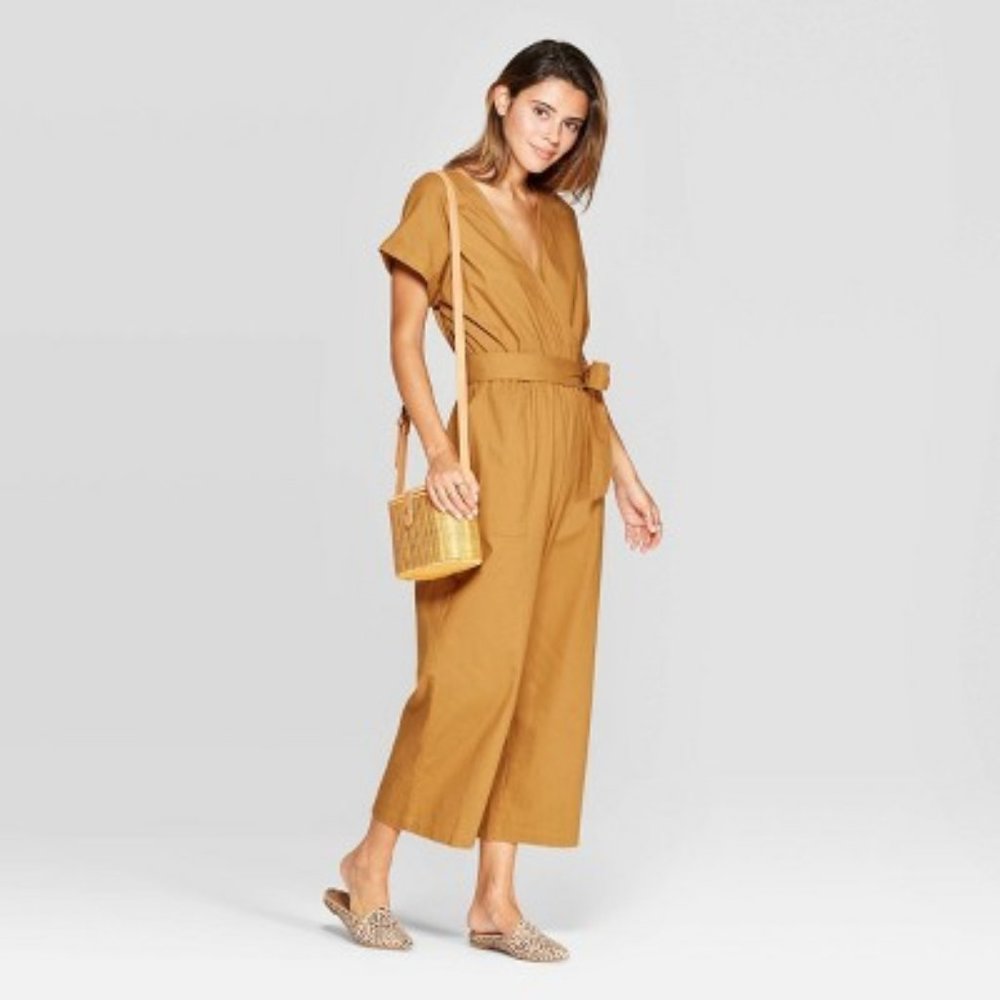 Universal Thread burnt gold jumpsuit